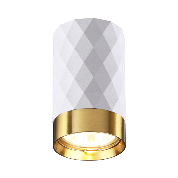 Купить Odeon Light 4286/1C HIGHTECH ODL22 белый/золотистый/металл Потолочный светильник IP20 LED GU10 max 10W AD ASTRUM