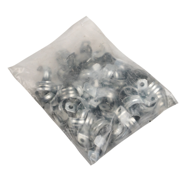 Купить EKF PROxima Скоба металлическая однолапковая d25-26мм. (100шт.)