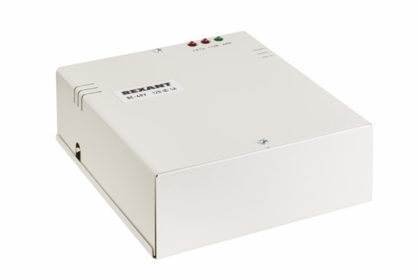 Блок питания резервированный 12В, 5А, под АКБ 7А/ ч DC-497 Rexant 34-0497