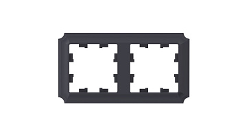 Systeme Electric AtlasDesign Antique Карбон Рамка 2-ая, универсальная