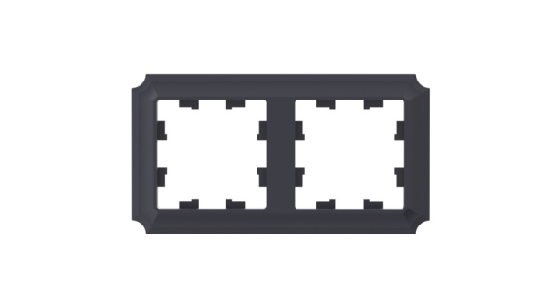 Systeme Electric AtlasDesign Antique Карбон Рамка 2-ая, универсальная