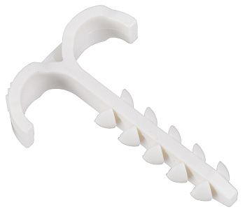 IEK Дюбель-хомут Т-обр. 4-12мм нейлон белый (100шт/упак)