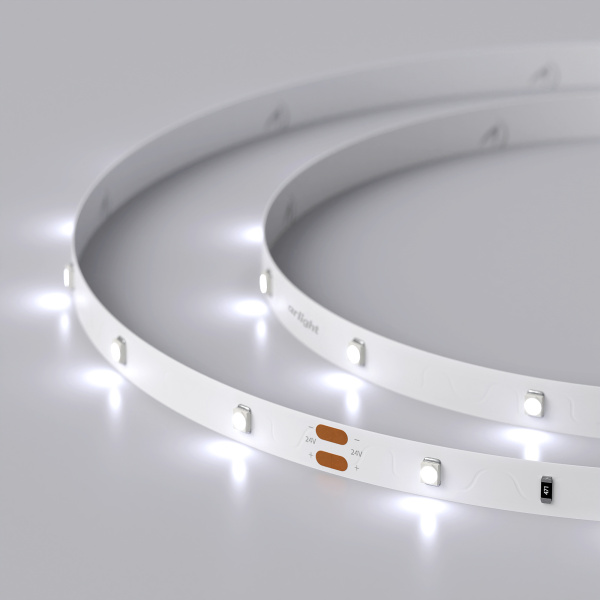 Купить Arlight Светодиодная лента RT 2-5000 24V Cool 8K 0.5x (3528, 150 LED, LUX) (2.9 Вт/м, IP20) 019916(1)