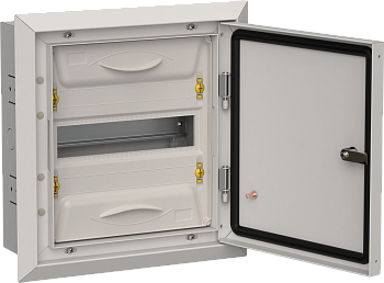 TITAN 5 Корпус мет. ЩРв-12 (1х12) 380х365х130 IP31 сер IEK