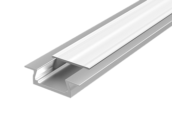 Varton Алюминиевый профиль для LED ленты с рассивателем опал встраиваемый 2000х30х11мм (монтажный размер 24 мм, максимальная ширина ленты 10мм) V4-R0-70.0001.KIT-0202