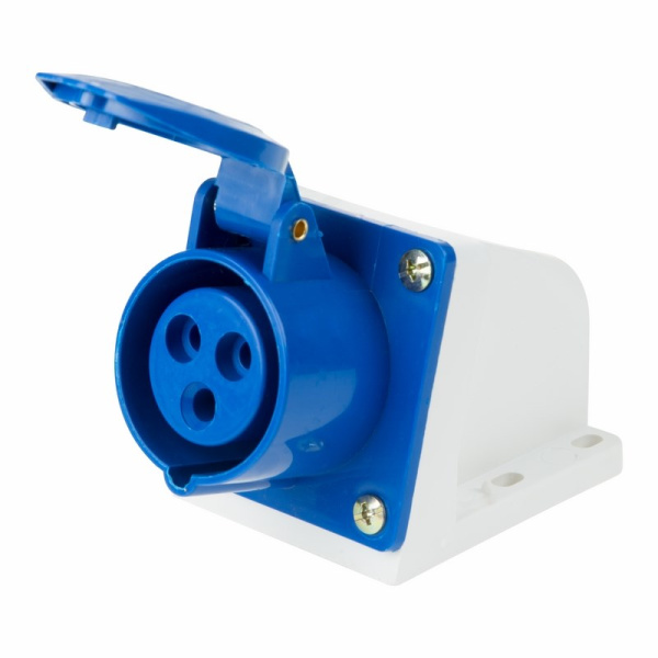 Розетка 113 стационарная 2Р+РЕ 16А 220В IP44 Rexant 11-8909