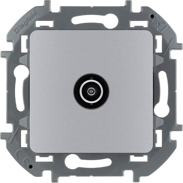 Legrand INSPIRIA Алюминий Розетка TV - оконечная - 10 дБ - 5-862 мГц 673872