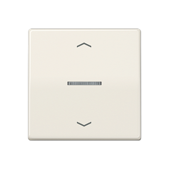 JUNG Клавиша для KNX кнопки, 1 группа с окошком и символами "стрелки" дюропласт слоновая кость AS101KO5P