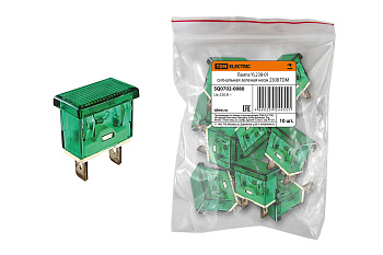 TDM Лампа YL238-01 сигнальная зеленая неон 230В SQ0702-0080