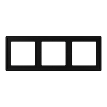 JUNG LS Zero Черный матовый Рамка 3-ая LSZ983BFSWM