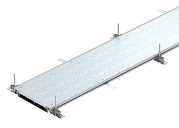 OBO Bettermann Секция кабель-канала OKA-W глухая 2400x300x40 мм (сталь) 7424402