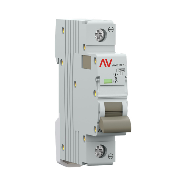 Купить Выключатель автоматический AV-10 DC 1P 13A (C) 10kA EKF AVERES mcb10-DC-1-13C-av