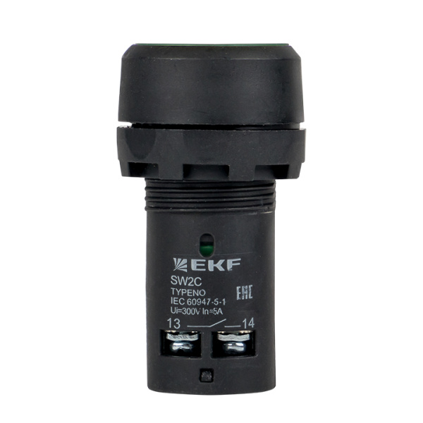 Купить EKF PROxima Кнопка SW2C-11 возвратная зеленая NO+NC