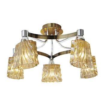 Citilux CL141151 Муза Бронза+Хром Свет-к Люстра