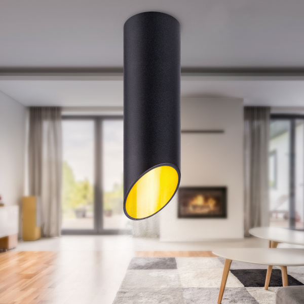 ЭРА Светильник настенно-потолочный спот ЭРА OL27 BK MR16/GU10, черный