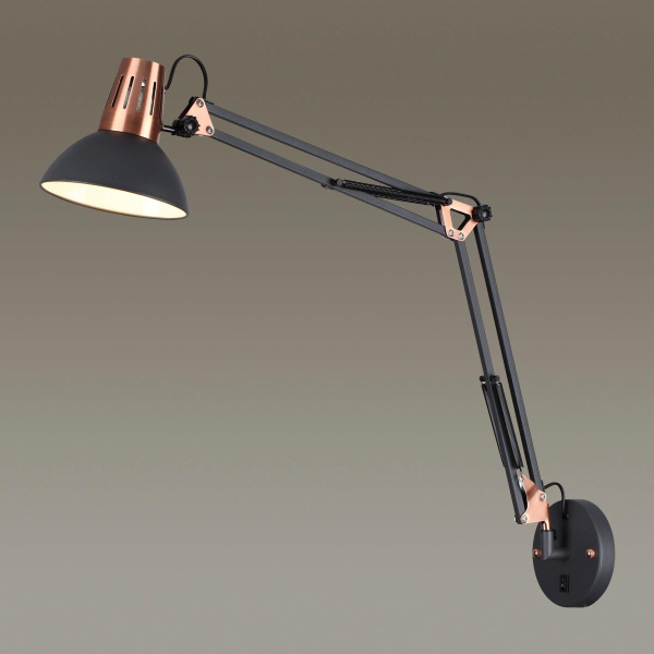 Купить Odeon Light 3318/1W ODL17 120 черный, медный Бра-трансформорматор с выключателем E27 60W 220V KAPAL