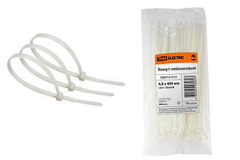 TDM Хомут 4,8х400мм нейлон (белый) (100шт) SQ0515-0131