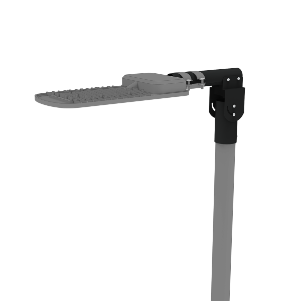 Купить Gauss Кронштейн для уличных светильников 200*205*100мм на трубу до D58мм / консоль D48мм черный 1/2 903215106