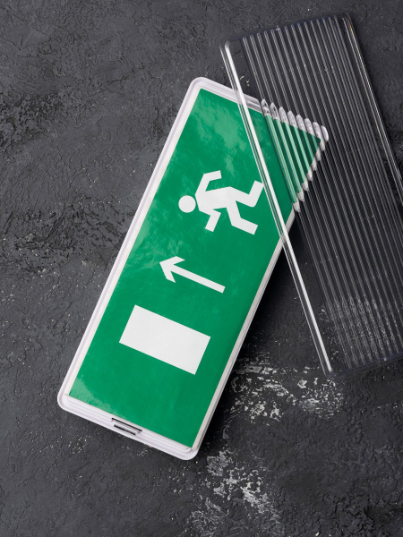 Купить EKF PROxima Пиктограмма "Направление прямо" 320х120мм (для EXIT, SAFEWAY-40)