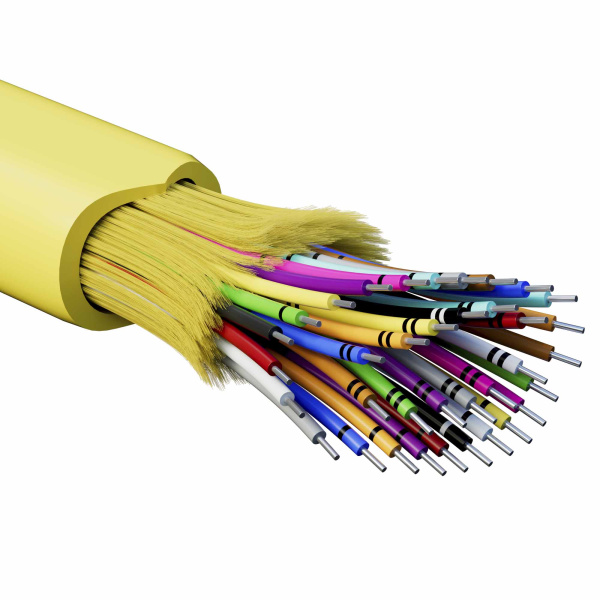 DKC Кабель волоконно-оптический, распределительный, арамидные упрочняющие нити, для внутренней прокладки, нг(А)-HF, 36 ОВ, категорияOS2(G.652.D) плотн