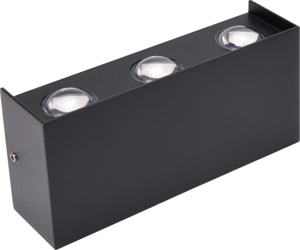 Horoz Electric 076-039-0006 6W Чёрный 4200K 85-265V Садовый светодиодный светильник PROTON/S-6 КВАДРАТ HRZ33002988