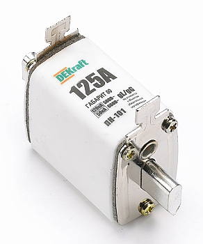 Dekraft Предохранитель ножевой тип 33, габарит 00, 125А ПН-101