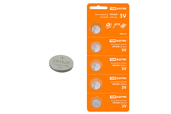 TDM Элемент питания CR1620 Lithium 3V BP-5 SQ1702-0026