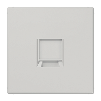 JUNG Плата (фиксация защёлкиванием) для одного модуля термопласт светло-серый LS1969-1WELG