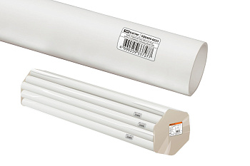 TDM Труба гладкая жесткая ПВХ d 25 (74 м) длина 2 м индивид. штрихкод, белая SQ0404-0033