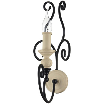 Maytoni House Karina Черный Бра 1xE14 60W H631-WL-01-B