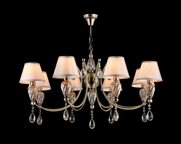 Купить Maytoni Royal Classic Murano Бронза Люстра 8xE14 40W RC855-PL-08-R