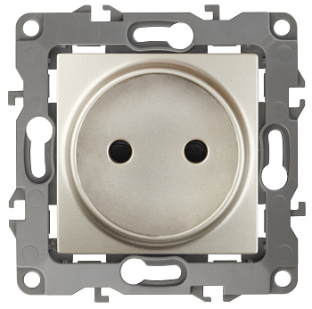 ЭРА 12-2105-04 Розетка 2P, 16A-250В, IP20, 12, Шампань