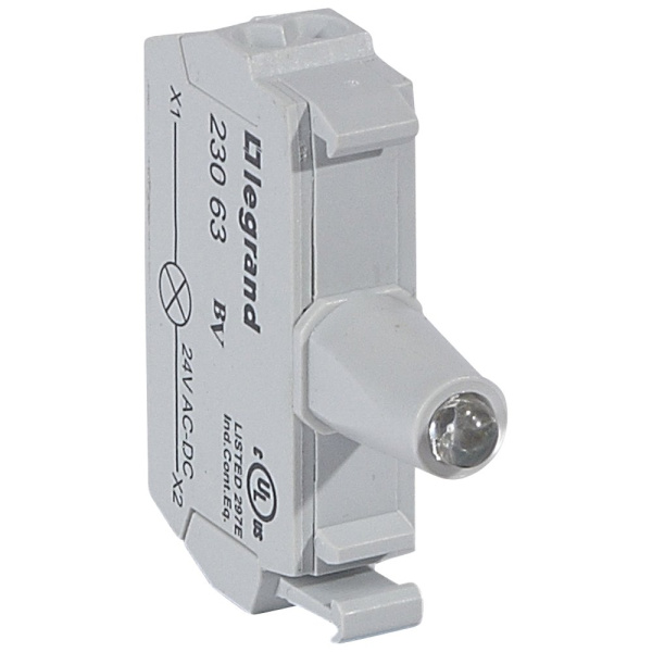 Legrand Osmoz Блок подсветки для индикаторных кнопок и диффузоров для комплектации с пружинными клеммами 24В~/= синий 023063