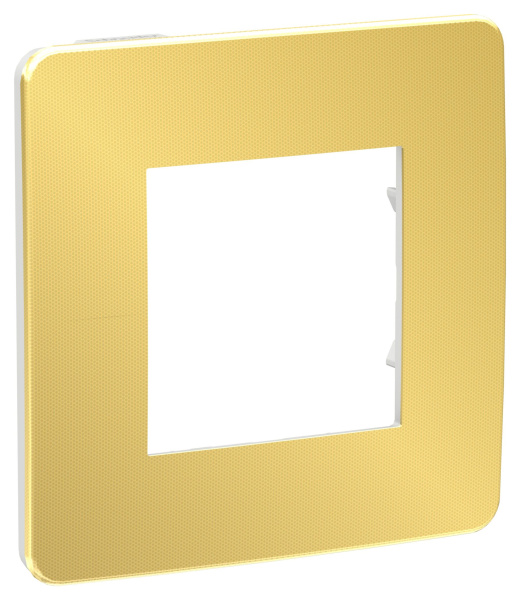 Купить SE Unica Studio Золото/Белая Рамка 1-ная NU280259