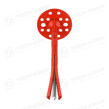 Tech-Krep Дюбель для теплоизоляции с термоголовкой 10х200 (25 шт) - пакет 124472