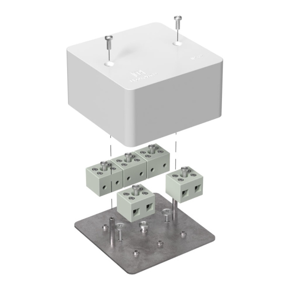 Промрукав Коробка огнестойкая для кабель-канала 40-0460-FR6.0-10 Е15-Е120 85х85х45