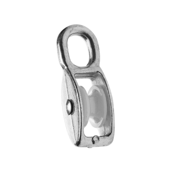 Tech-Krep Блок для троса одинарный оцинк. (нейлон.шкив) 25мм (1 шт) - ярлык 112742