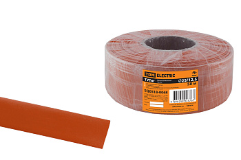 TDM Термоусаживаемая трубка ТУТнг 25/12,5 красная (50 м/ролл) SQ0518-0068