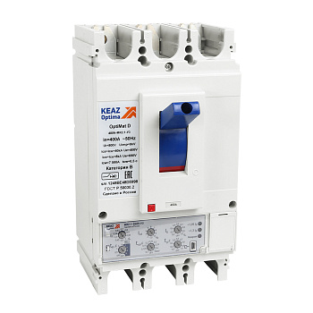 КЭАЗ Выключатель автоматический OptiMat D400H-MR2.1-У3