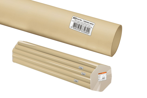 TDM Труба гладкая жесткая ПВХ d 25 (74 м) длина 2 м индивид. штрихкод, "ЭКО" сосна SQ0404-0043