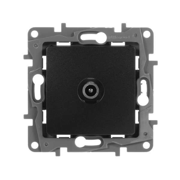 Купить Legrand Etika Антрацит Розетка TV оконечная 672665