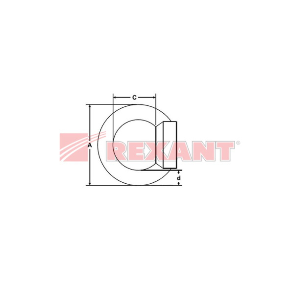 Купить Рым-гайка DIN 582, М10 Rexant 09-5630