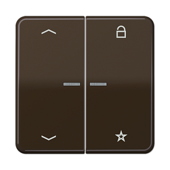 JUNG Центральная плата для вставок управления двигателями, коричневый CD1701PBR