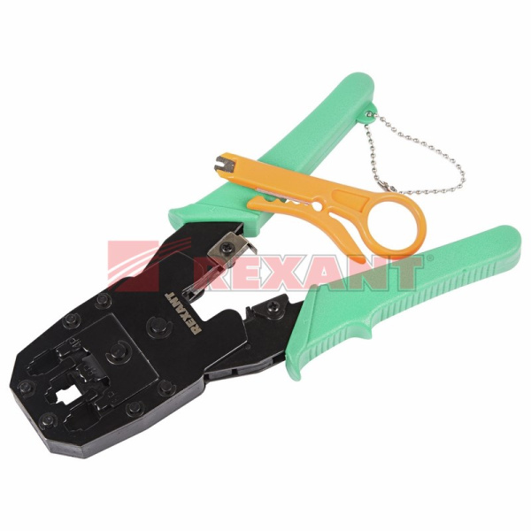 Купить Кримпер для обжима 8P8C / 6P6C / 4P4C (ht-200), заделка витой пары (ht-318М) Rexant 12-3441