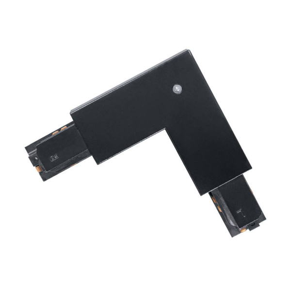 Eglo 60774 Соединитель 90° для накладного шинопровода, 83х22мм, черный