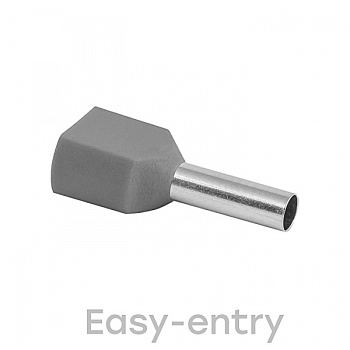 EKF PROxima Наконечник штыревой втулочный изолированный НШвИ(2) 4-12 (50шт.)