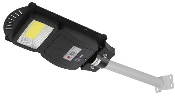 ЭРА ERAKSC20-02 Консольный светильник на на солнечной батарее,COB,с кронштейном,20W, с датч.движ., ПДУ, 450lm, 5000К, IP65