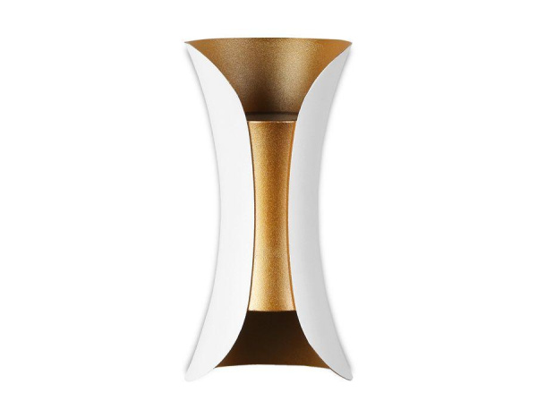 Купить Ambrella Настенный светодиодный светильник FW194 WH/GD/S белый/золото/песок  LED 4200K 10W 100*200*85