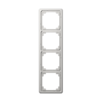 JUNG CD plus Светло-серая Рамка 4-ая CDP584LG