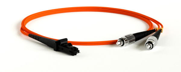 Hyperline FC-D2-62-FC/PR-MTRJM/PR-H-1M-LSZH-OR Патч-корд волоконно-оптический (шнур) MM 62.5/125, FC-MTRJ(папа), 2.0 мм, duplex, LSZH, 1 м 28316